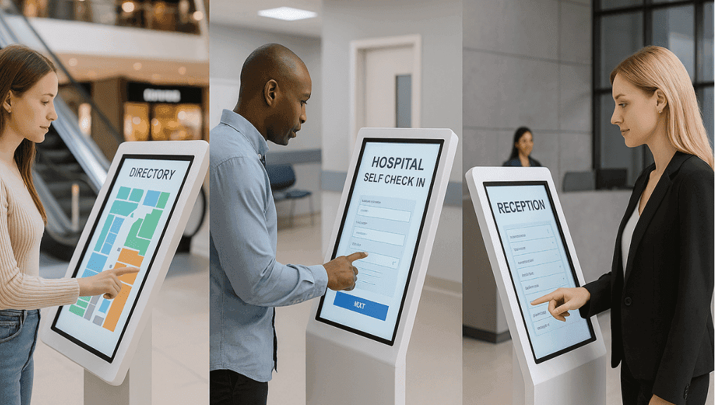 Ide Penggunaan Kiosk Touchscreen di Mall, Rumah Sakit, dan Perkantoran