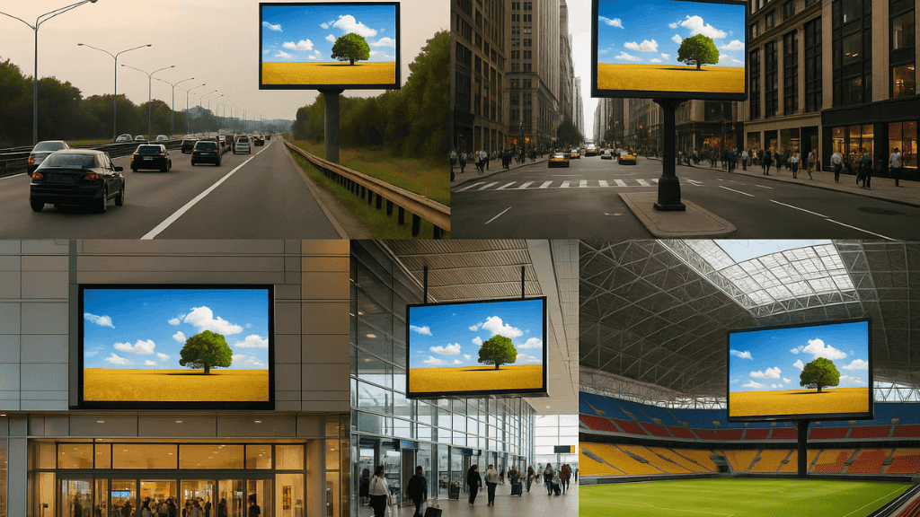 lokasi terbaik pasang videotron