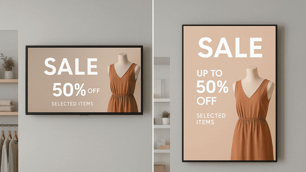 perbedaan tv biasa vs tv signage