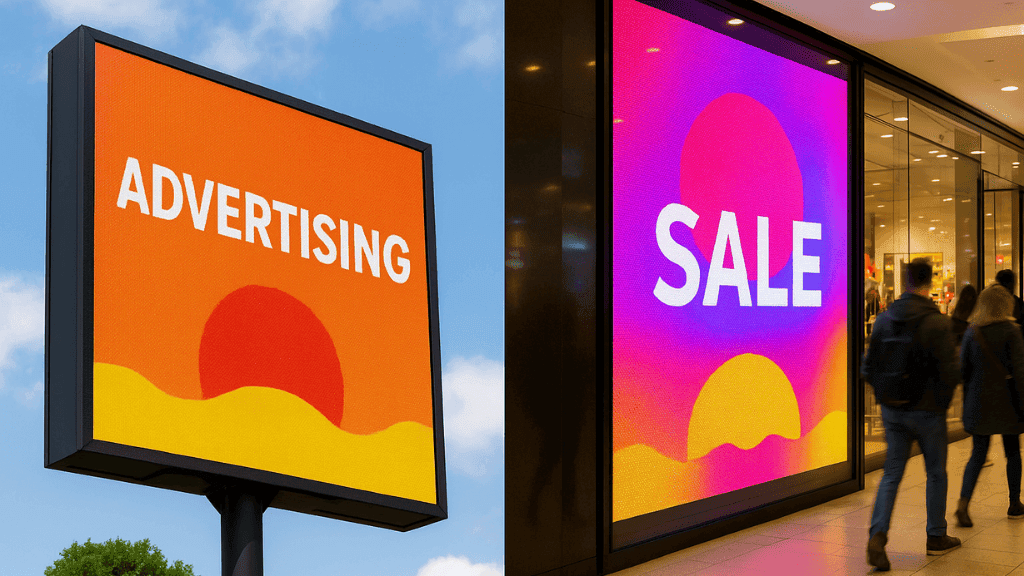 videotron indoor vs outdoor