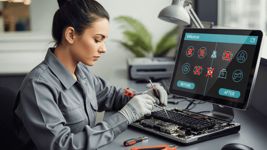 troubleshooting videotron