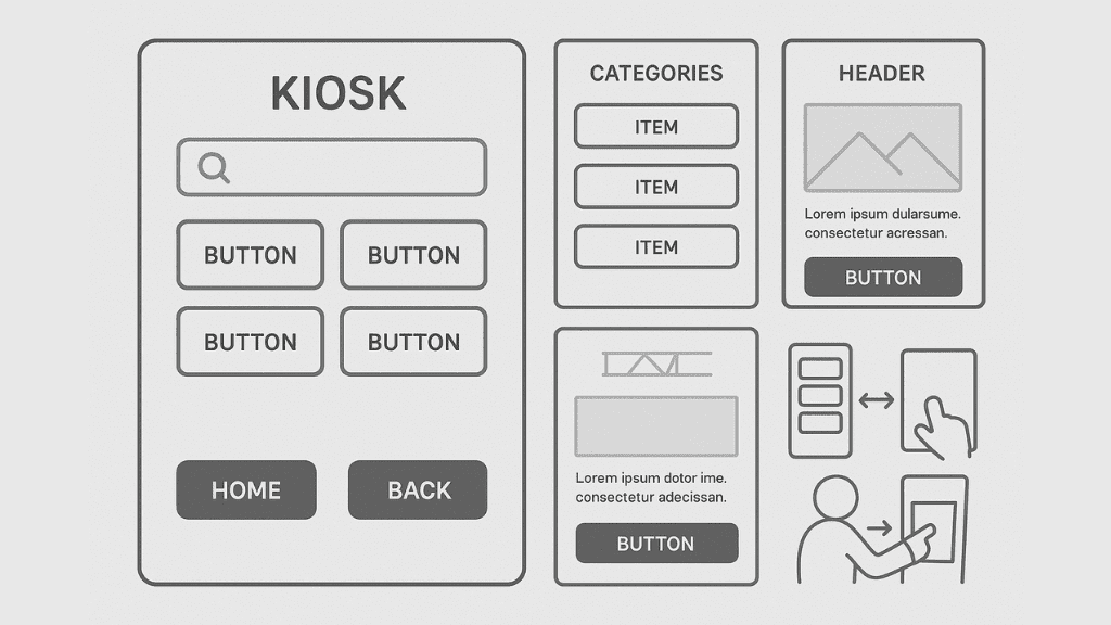 desain ui/ux kiosk