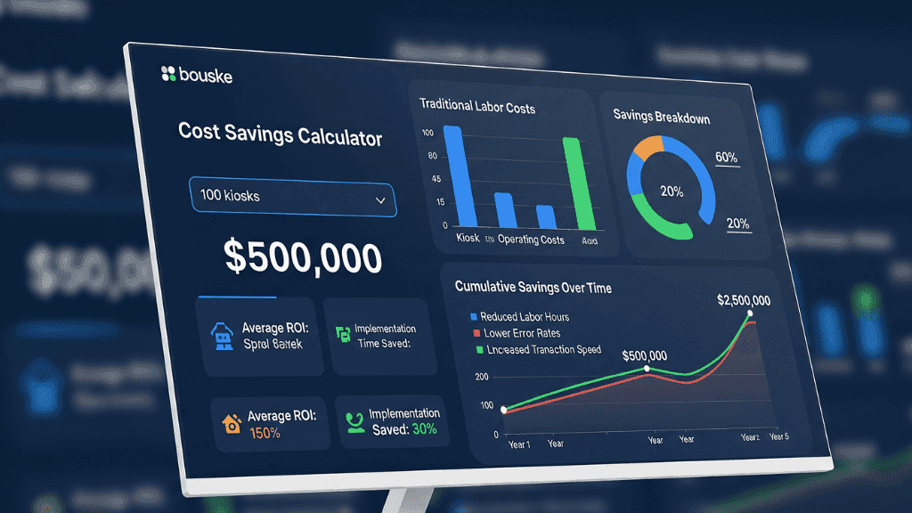 roi kiosk touchscreen