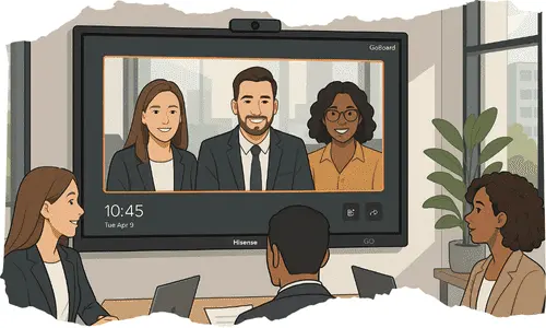 HiSense GoBoard IFP memiliki 4K kamera yang super tajam