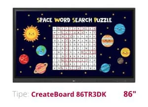 LG IFP CreateBoard - 86 inch