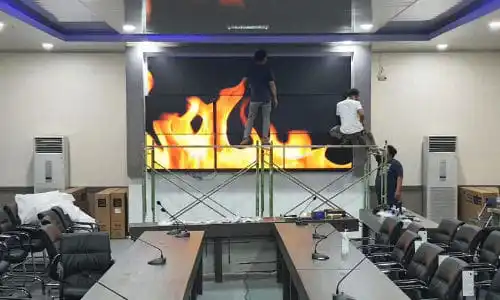 Pemasangan video wall indoor