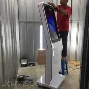 Jakvisual Workshop Kiosk Touch Screen Finishing